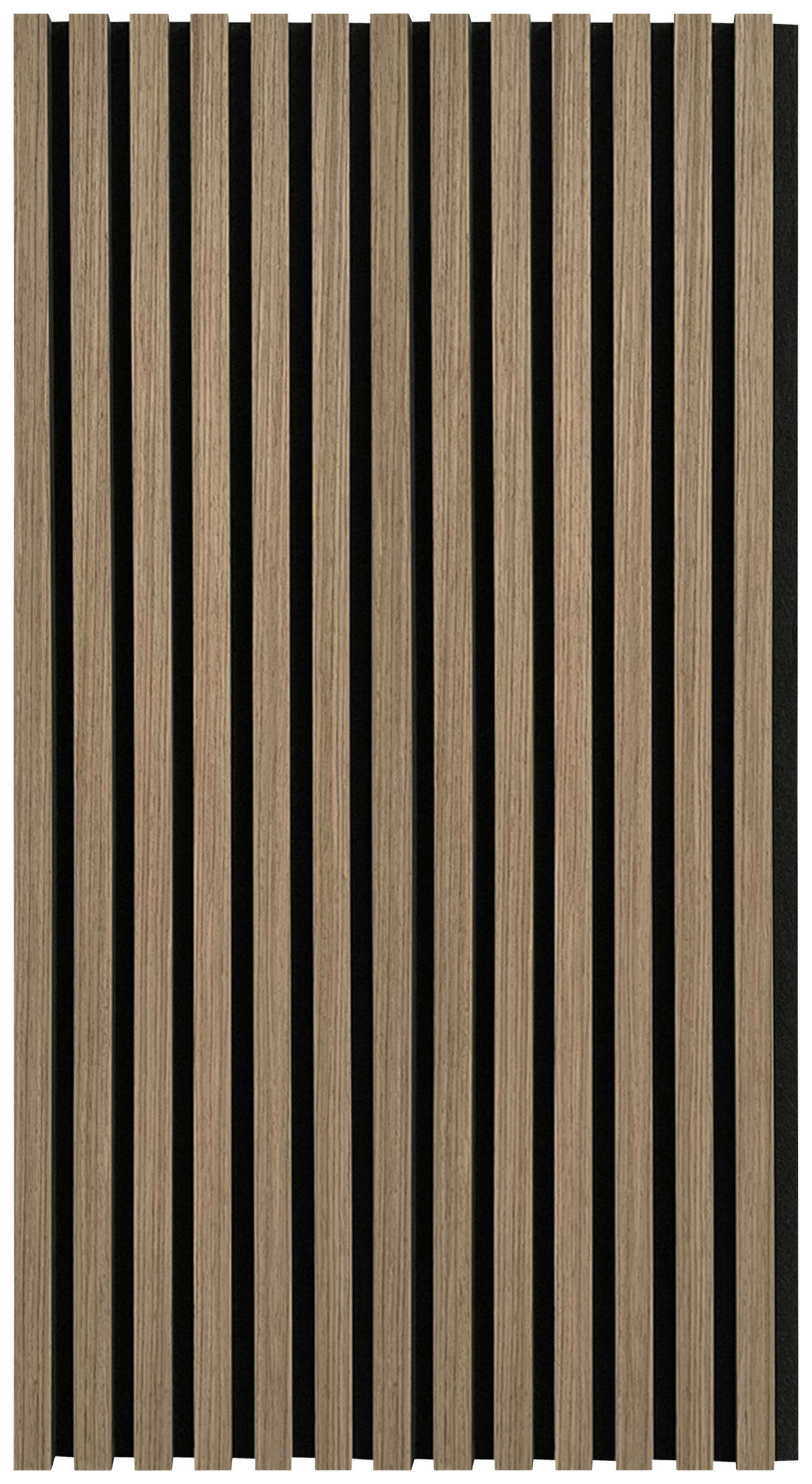AKUSTIKPANEEL Echtholz 52/104/2,2 cm 4 Stück  - Walnussfarben, Konventionell, Holz/Kunststoff (52/104/2,2cm)