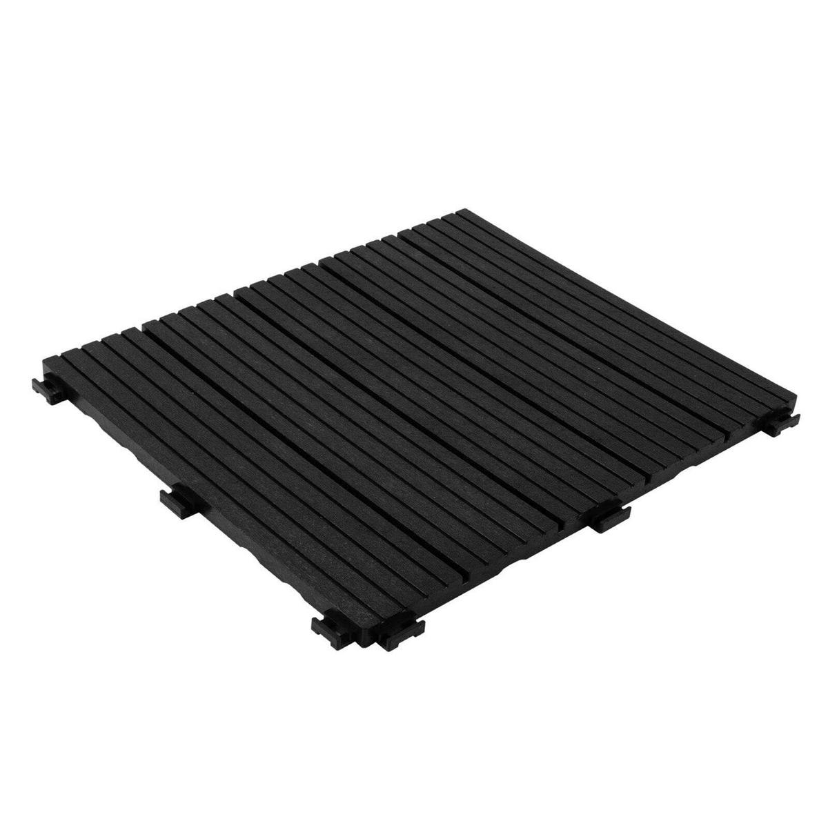 TERRASSENFLIESE Grau 11 Stück  - Grau, MODERN, Kunststoff (30/30cm) - Floordirekt