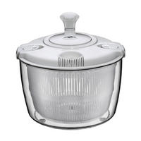 SALATSCHLEUDER GRANDE  - Transparent/Weiß, Basics, Kunststoff (25/21,5cm) - KÜCHENPROFI