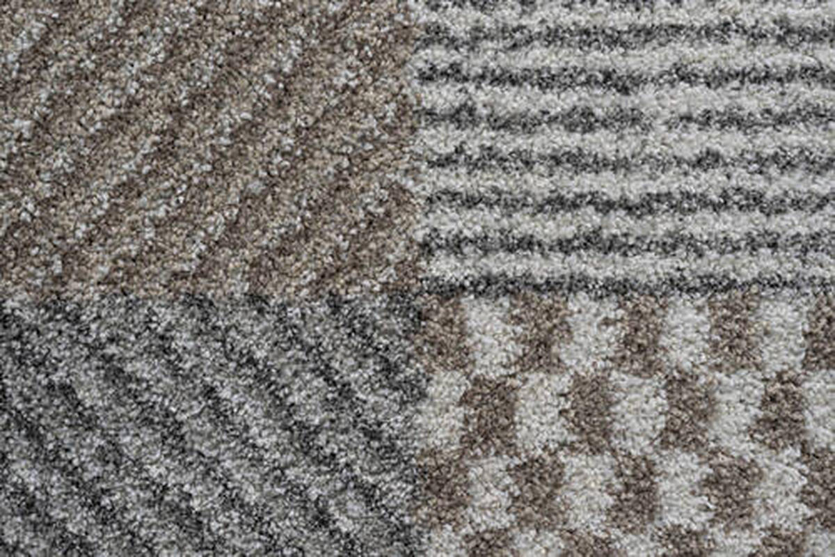 WEBTEPPICH 80/150 cm Mehari Creme, Grau, Dunkelgrau  - Dunkelgrau/Creme, KONVENTIONELL, Kunststoff/Textil (80/150cm) - Novel