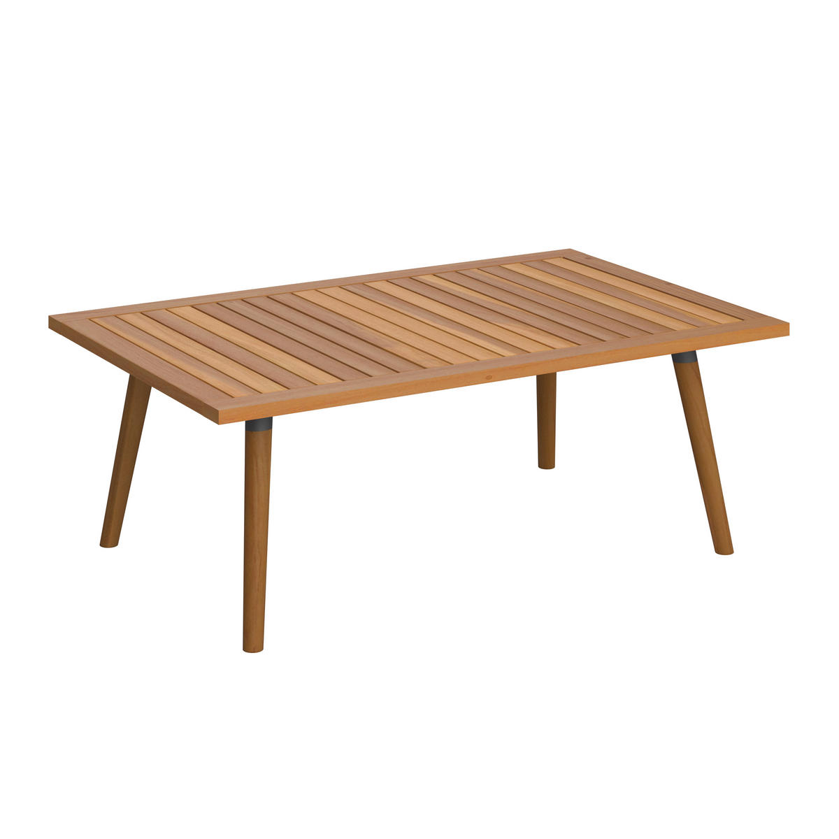 GARTENSET Webstoff Akazie massiv Eisen  - Schwarz/Akaziefarben, MODERN, Holz/Textil (110/161,7/40/75,8/70/77cm) - Ambia Garden