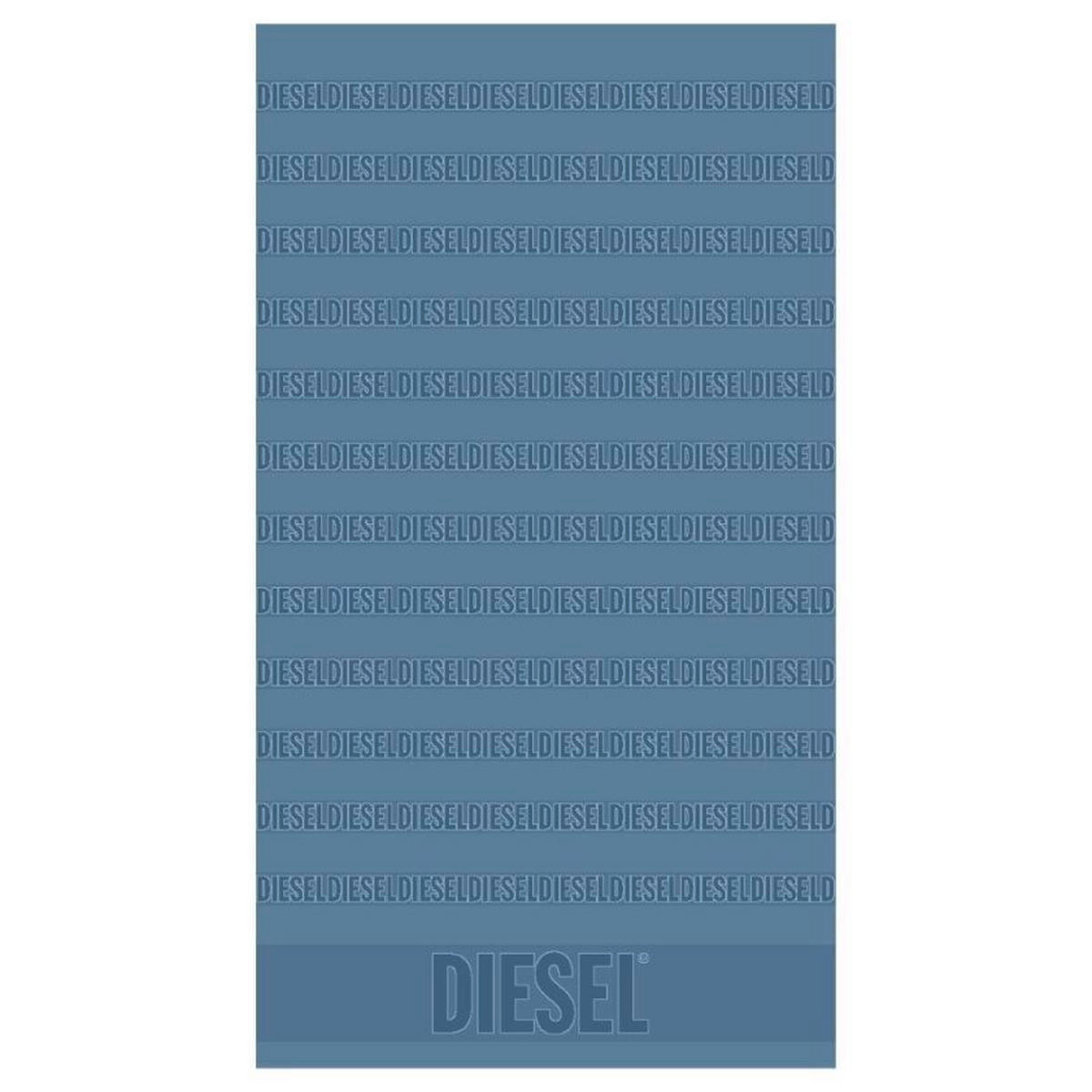 STRANDTUCH RUNNING LOGO Blau 100/180 cm  - Blau, Basics, Textil (100/180cm) - Diesel