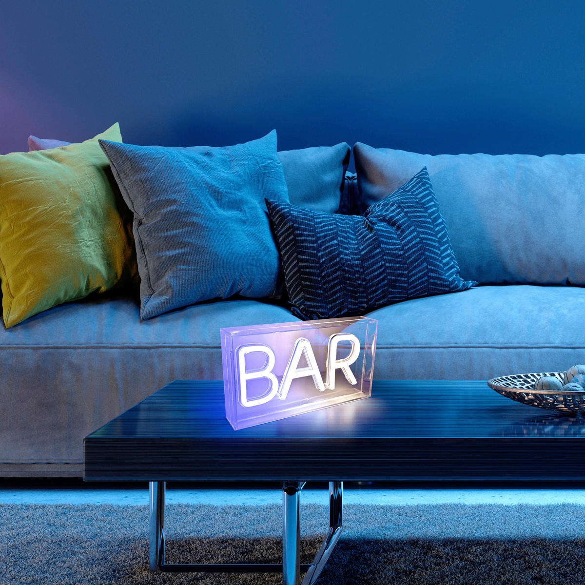 DEKORAČNÍ LED SVÍTIDLO - bílá, Basics, plast (23/4/12,7cm)