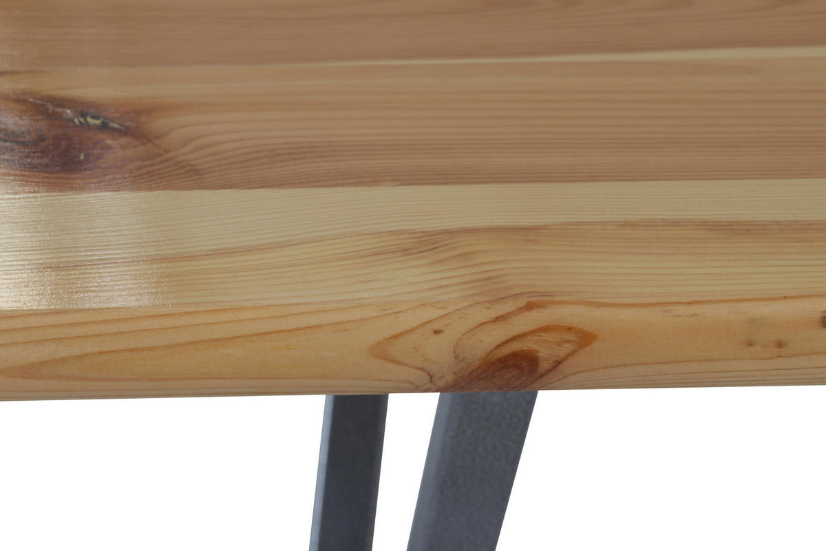 STEHTISCH Kiefer Grau, Naturfarben  - Naturfarben/Grau, MODERN, Holz/Metall (80/120/118cm) - Gardenson