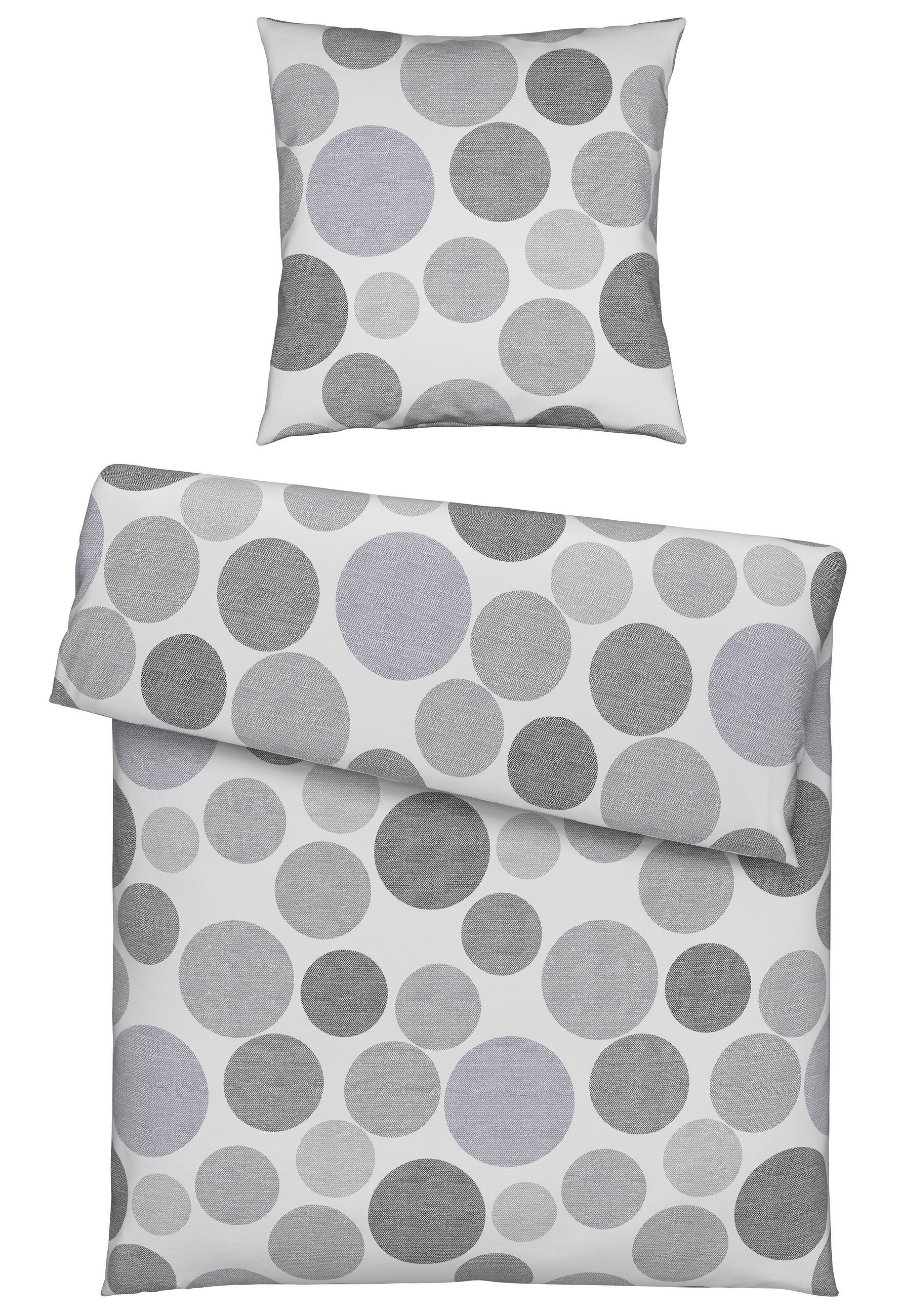 BETTWÄSCHE 135/200 cm  - Grau, Textil (135/200cm) - Novel