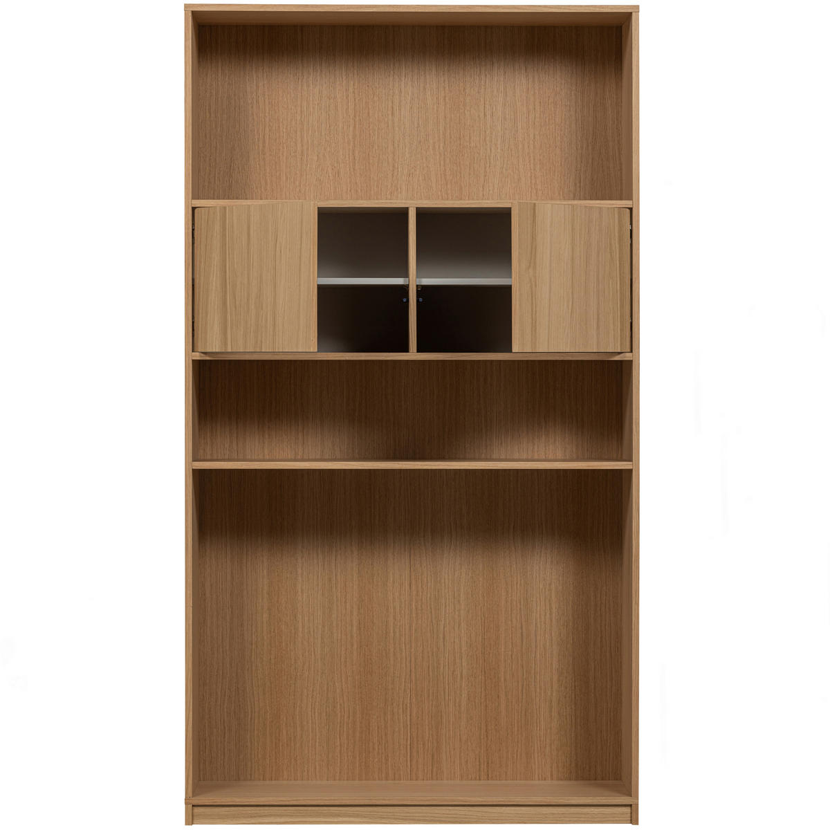 REGAL Eiche furniert Naturfarben  - Naturfarben, Design, Holz (110/199/40cm) - Livetastic