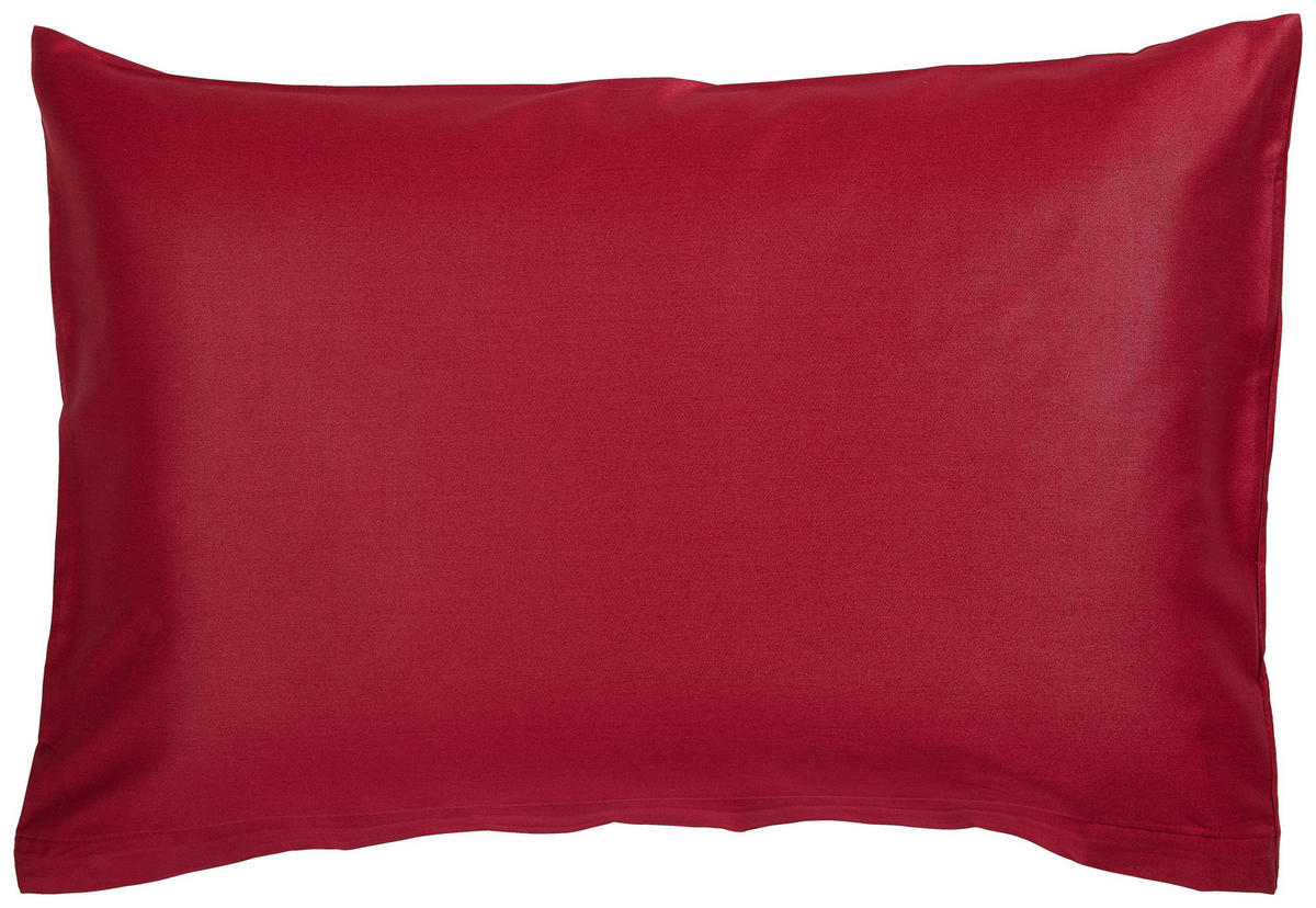KOPFKISSENBEZUG Giacomo 40/60 cm  - Bordeaux, Basics, Textil (40/60cm) - Janine