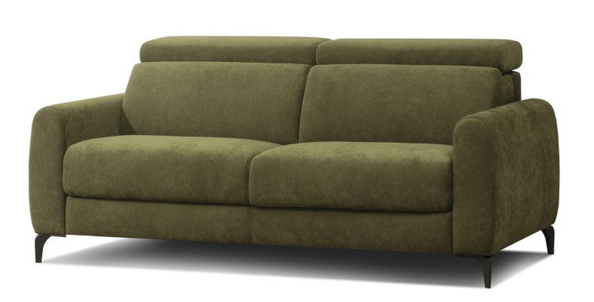 Canapea, verde - verde, Design (200/109/210cm) - Novel
