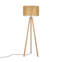 STEHLEUCHTE  50/150/50 cm   - Eiche Bianco/Eichefarben, Basics, Naturmaterialien/Holz (50/150/50cm)