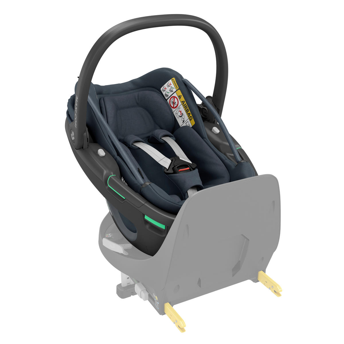 AUTO-SEDIŠTE ZA BEBE  Coral 360  - grafitno siva, Osnovno, tekstil/metal (44/58/68cm) - Maxi-Cosi