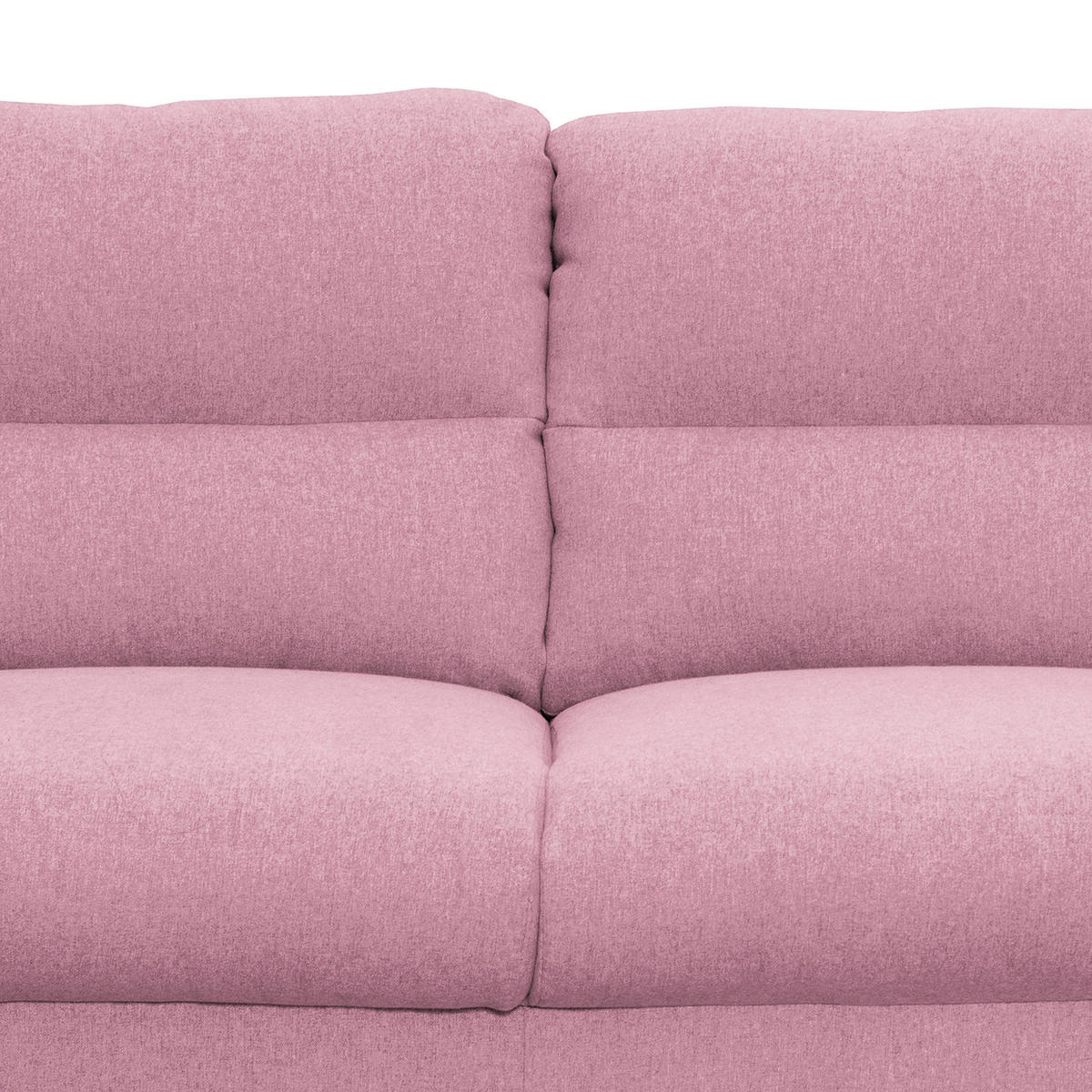 2-SITZER-SOFA in Webstoff Rosa  - Schwarz/Rosa, Design, Holz/Textil (158/87/88cm) - Livetastic