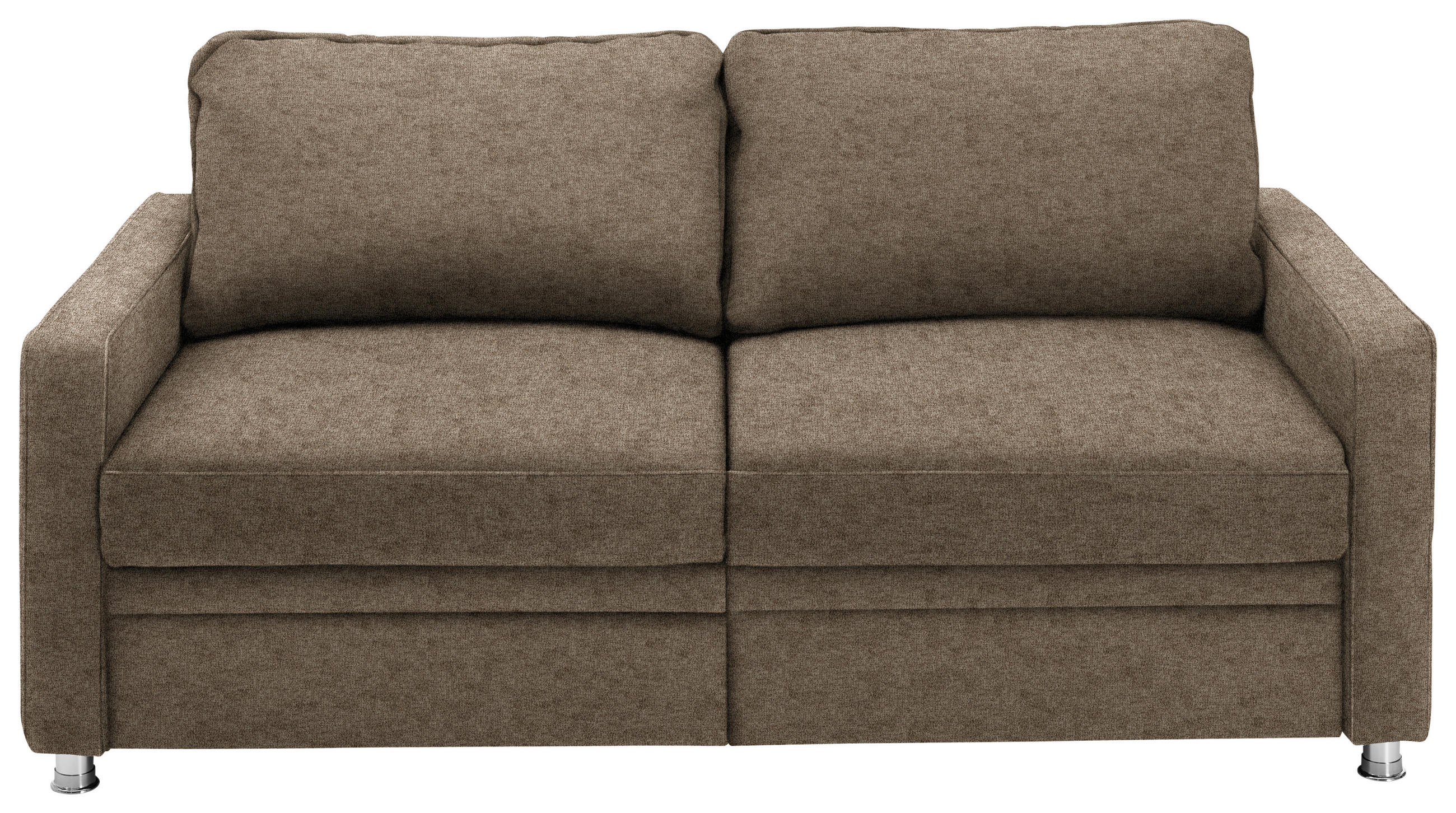 SCHLAFSOFA Grün  - Grün, KONVENTIONELL, Textil/Metall (206/90/100cm) - Beldomo Style