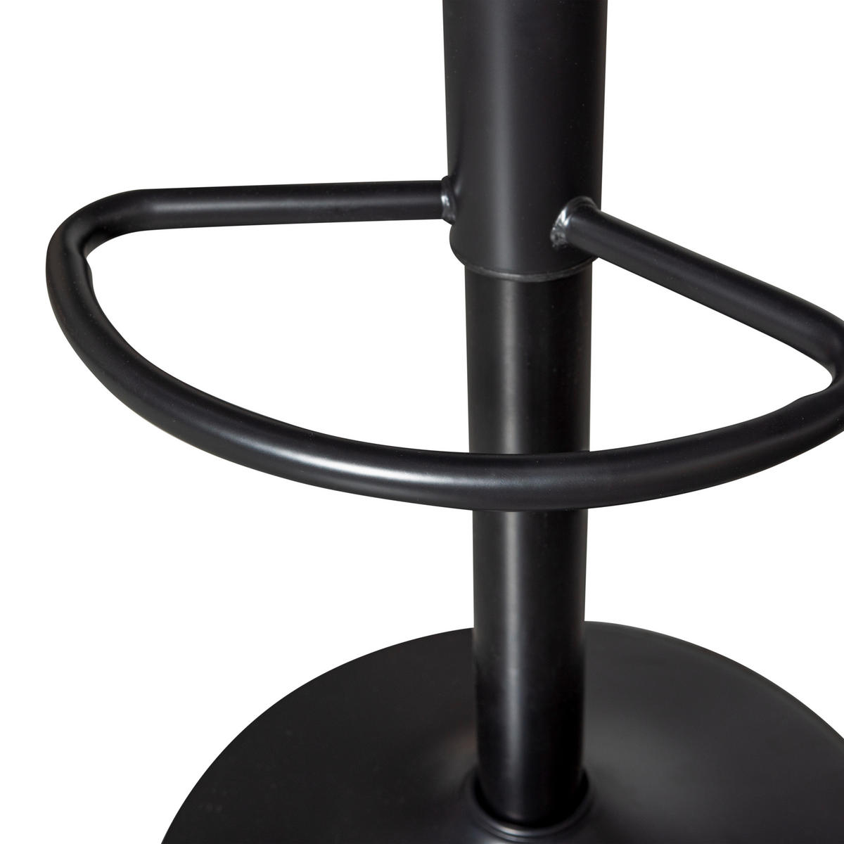 BARHOCKER Schwarz Aluminium mit Griff  - Schwarz, Design, Metall (39/81/39cm) - Livetastic