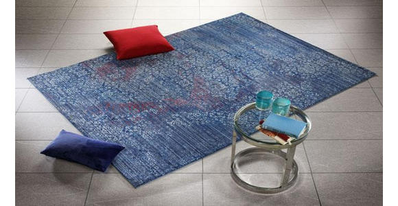 WEBTEPPICH 120/180 cm Rainbow Leja Blau  - Blau, Basics, Textil (120/180cm) - Novel