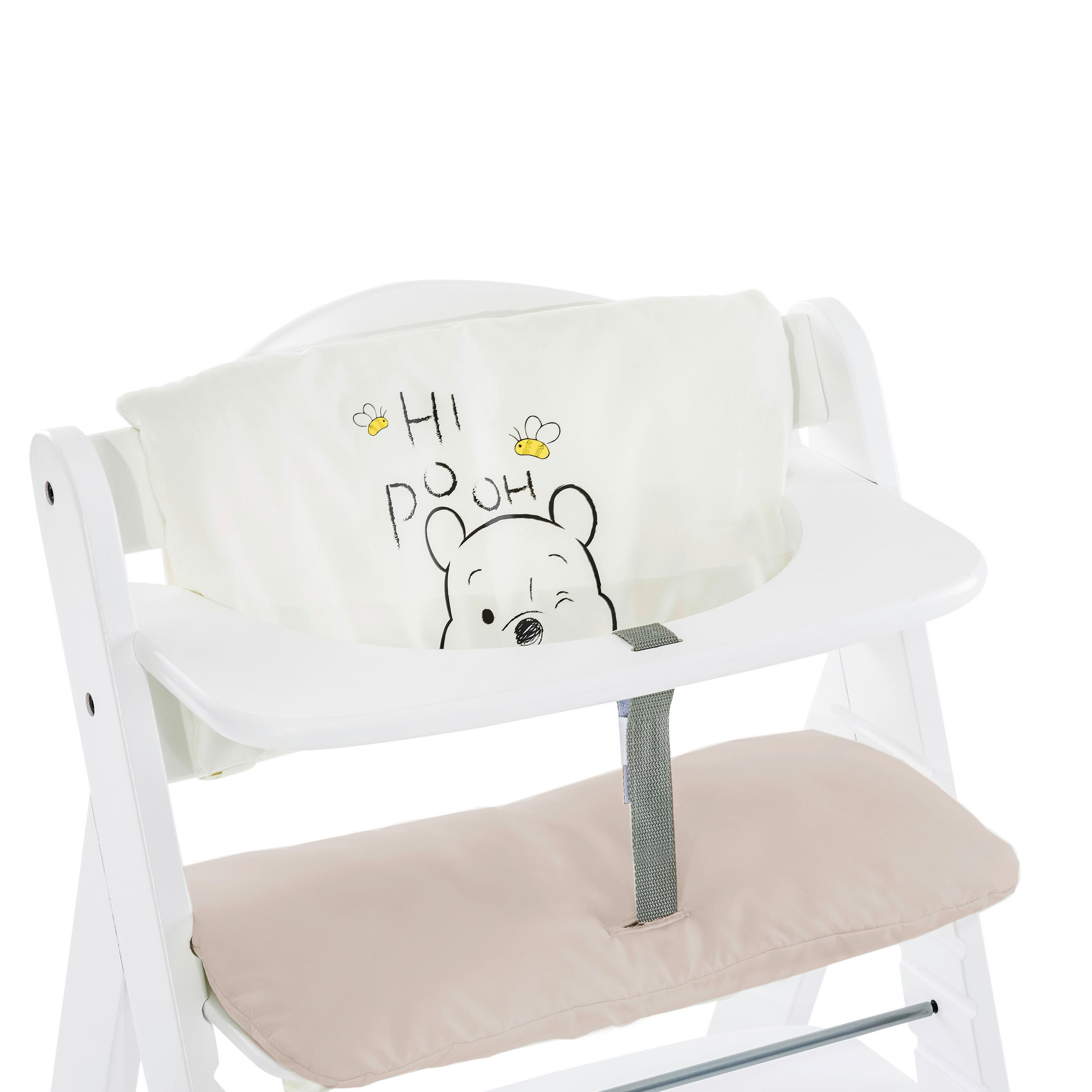 HOCHSTUHLEINLAGE WINNIE THE POOH  - Beige/Weiß, Basics, Textil (44/25cm) - Hauck