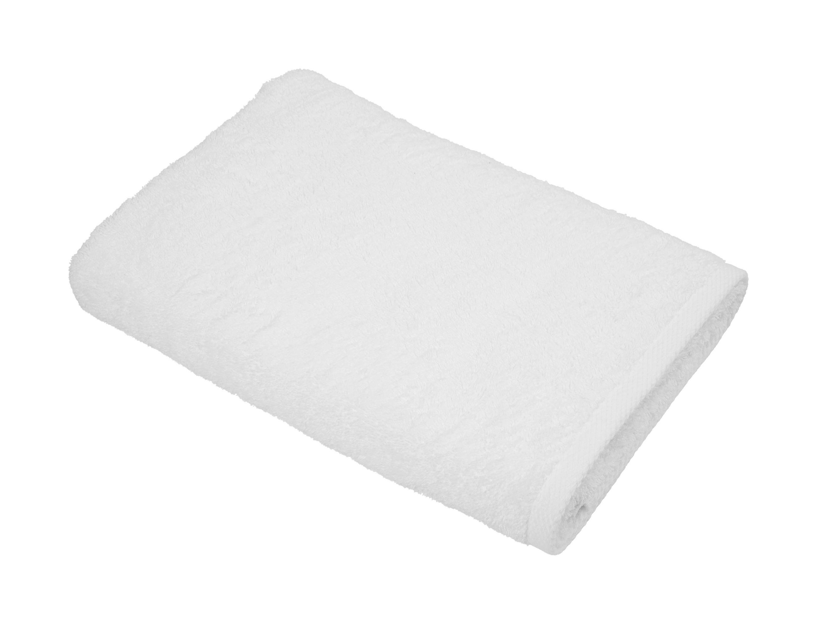 DUSCHTUCH Palma 70/140 cm  - Weiss, Basics, Textil (70/140cm) - Esposa