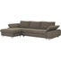 WOHNLANDSCHAFT - Alufarben/Braun, Design, Textil/Metall (184/316cm) - Beldomo System
