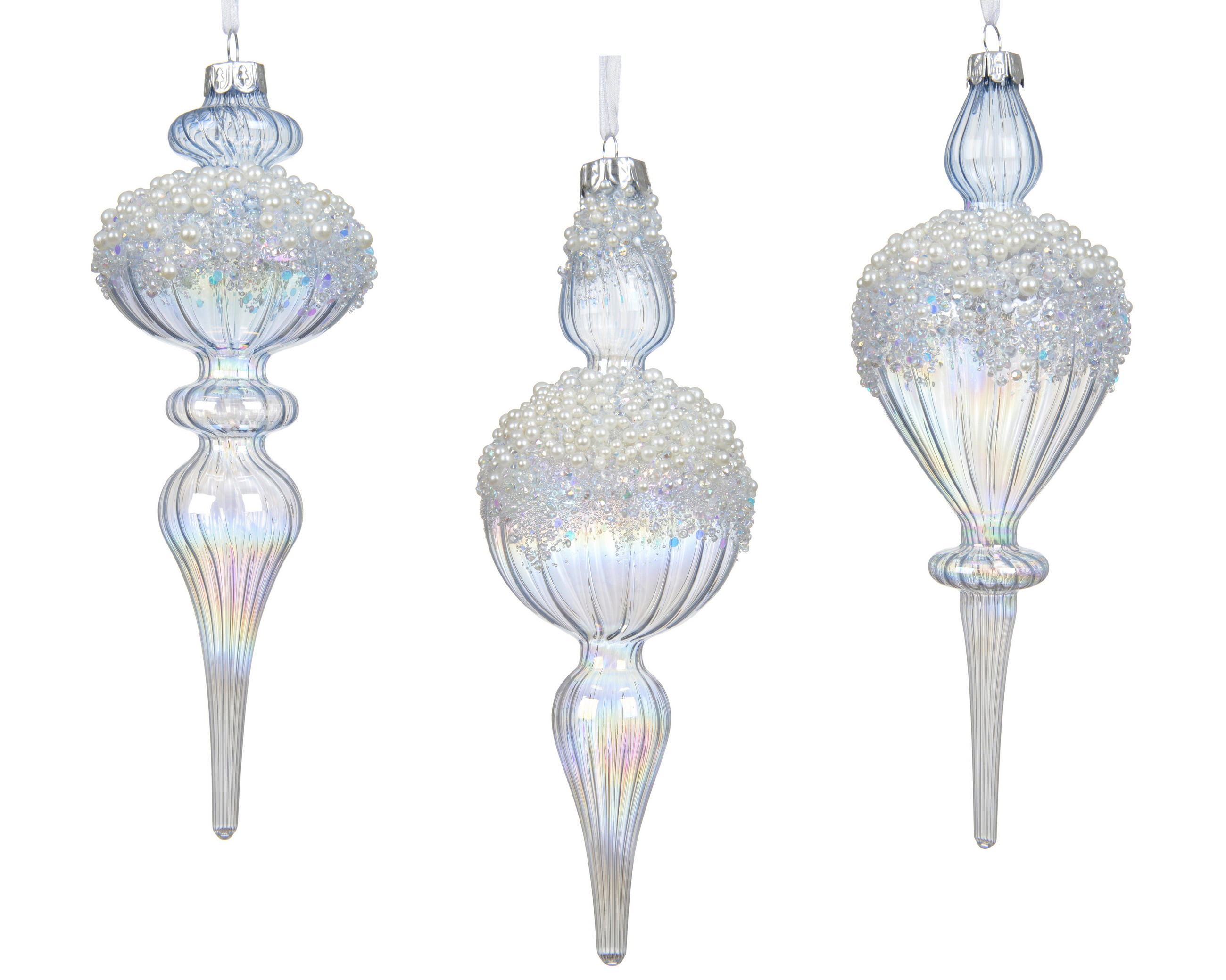 CHRISTBAUMKUGEL  - Transparent, Basics, Glas (7/7/20cm)