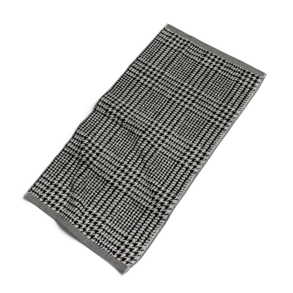 DUSCHTUCH BROOKLYN 80/150 cm  - Schwarz, Basics, Textil (80/150cm) - Moeve