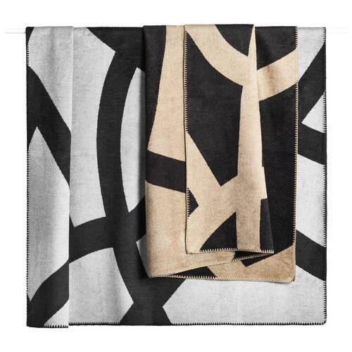 PĂTURĂ PENTRU CANAPEA 145/200 cm  - cafeniu/negru, Design, textil (145/200cm) - Dieter Knoll