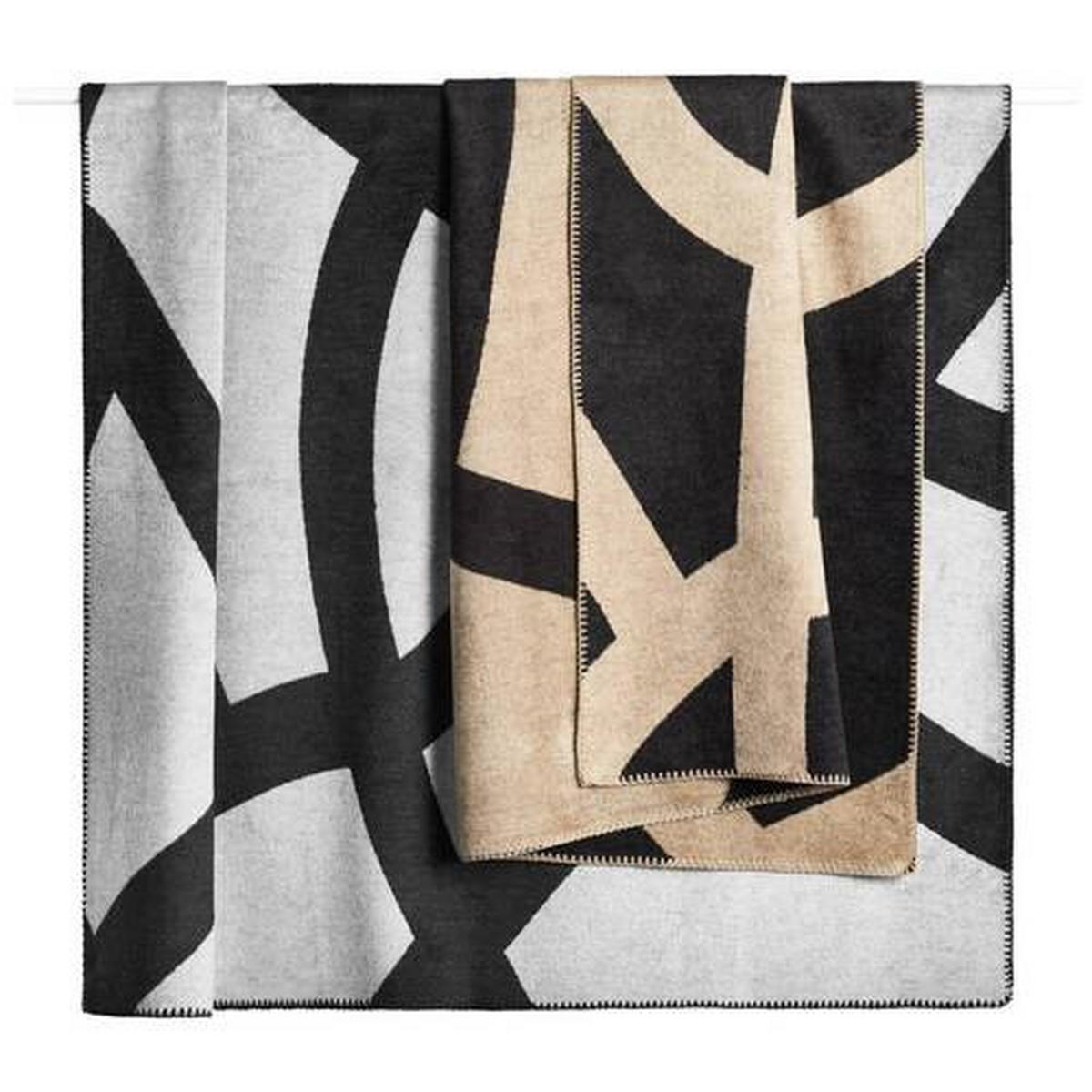 PĂTURĂ PENTRU CANAPEA 145/200 cm  - cafeniu/negru, Design, textil (145/200cm) - Dieter Knoll