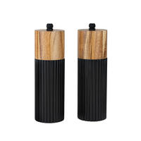 SALZ- ODER PFEFFERMÜHLE Life Style  - Schwarzbraun, Basics, Holz (5/16cm) - Justinus