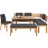 ECKBANK 208/171 cm in Anthrazit, Eichefarben - Eichefarben/Anthrazit, Natur, Holz/Textil (208/171cm) - Voleo ECKBANK 208/171 cm in Anthrazit, Eichefarben - Eichefarben/Anthrazit, Natur, Holz/Textil (208/171cm) - Voleo