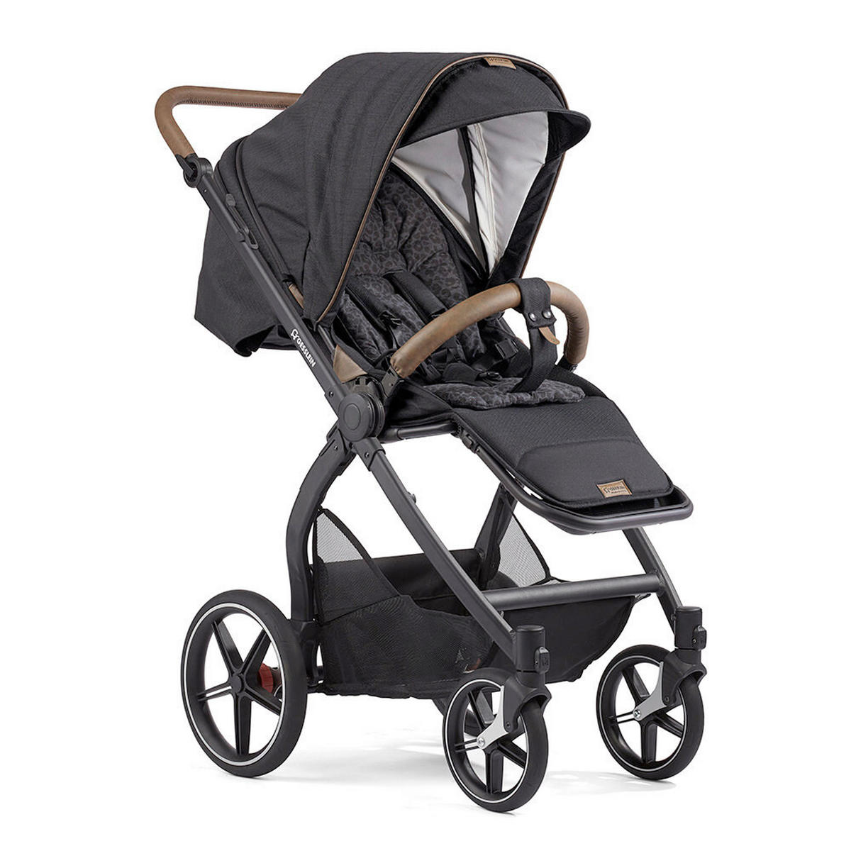 KOMBIKINDERWAGEN FX4 Swing Set  - Schwarz, Basics, Metall (100/55/130cm) - Gesslein