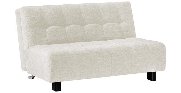 SCHLAFSOFA Naturfarben - Schwarz/Naturfarben, Design, Textil/Metall (145/92/102cm) - Novel