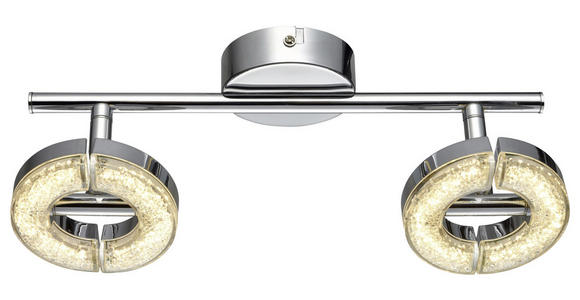 LED-STRAHLER - Weiß, Design, Kunststoff/Metall (12/14cm) - Novel