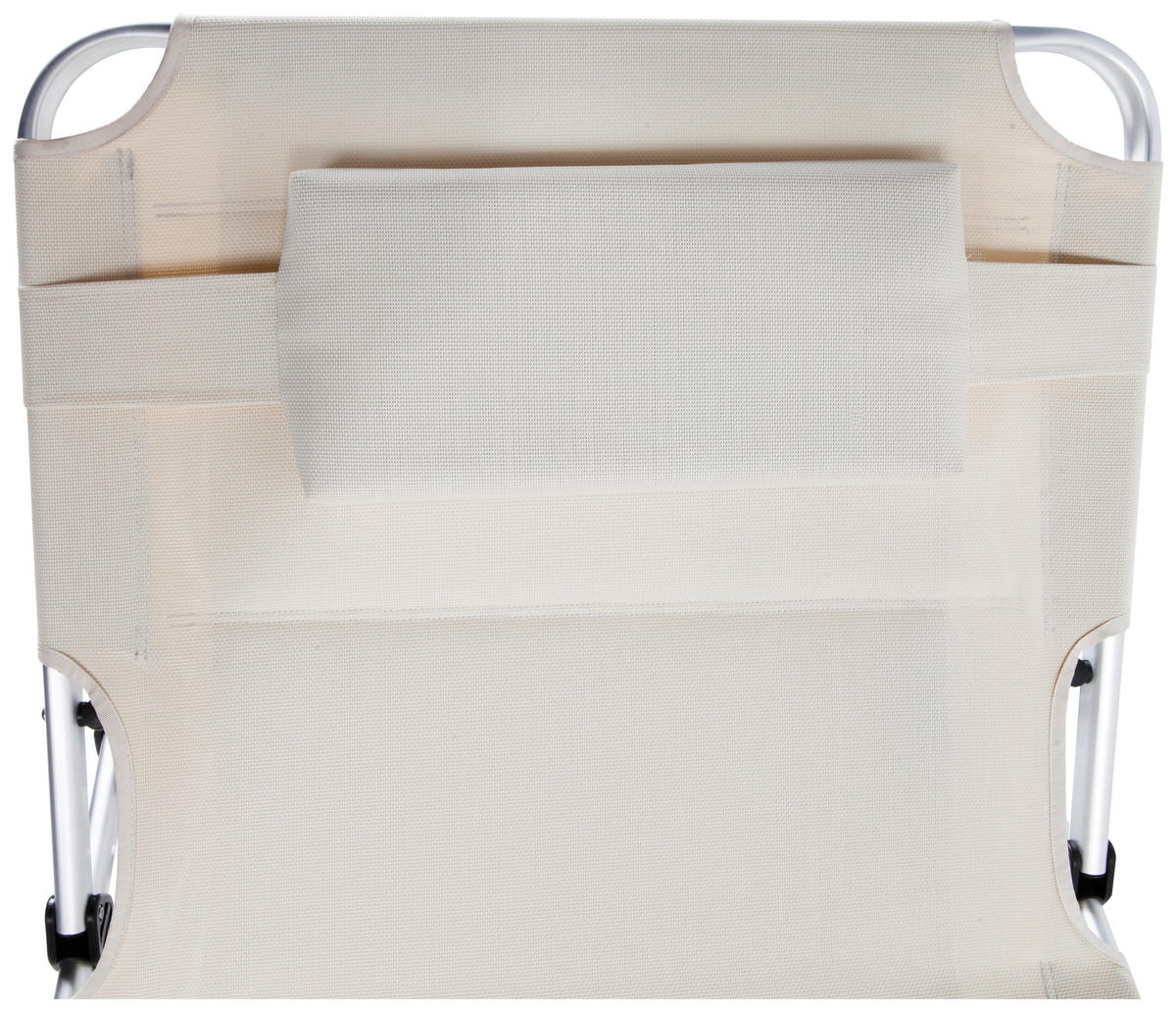 DREIBEINLIEGE 71/40/192 cm  - Grauweiß, MODERN, Textil/Metall (71/40/192cm) - Ambia Garden