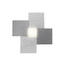 LED-DECKENLEUCHTE - Alufarben, Design, Metall (27,5/27,5/5,5cm)