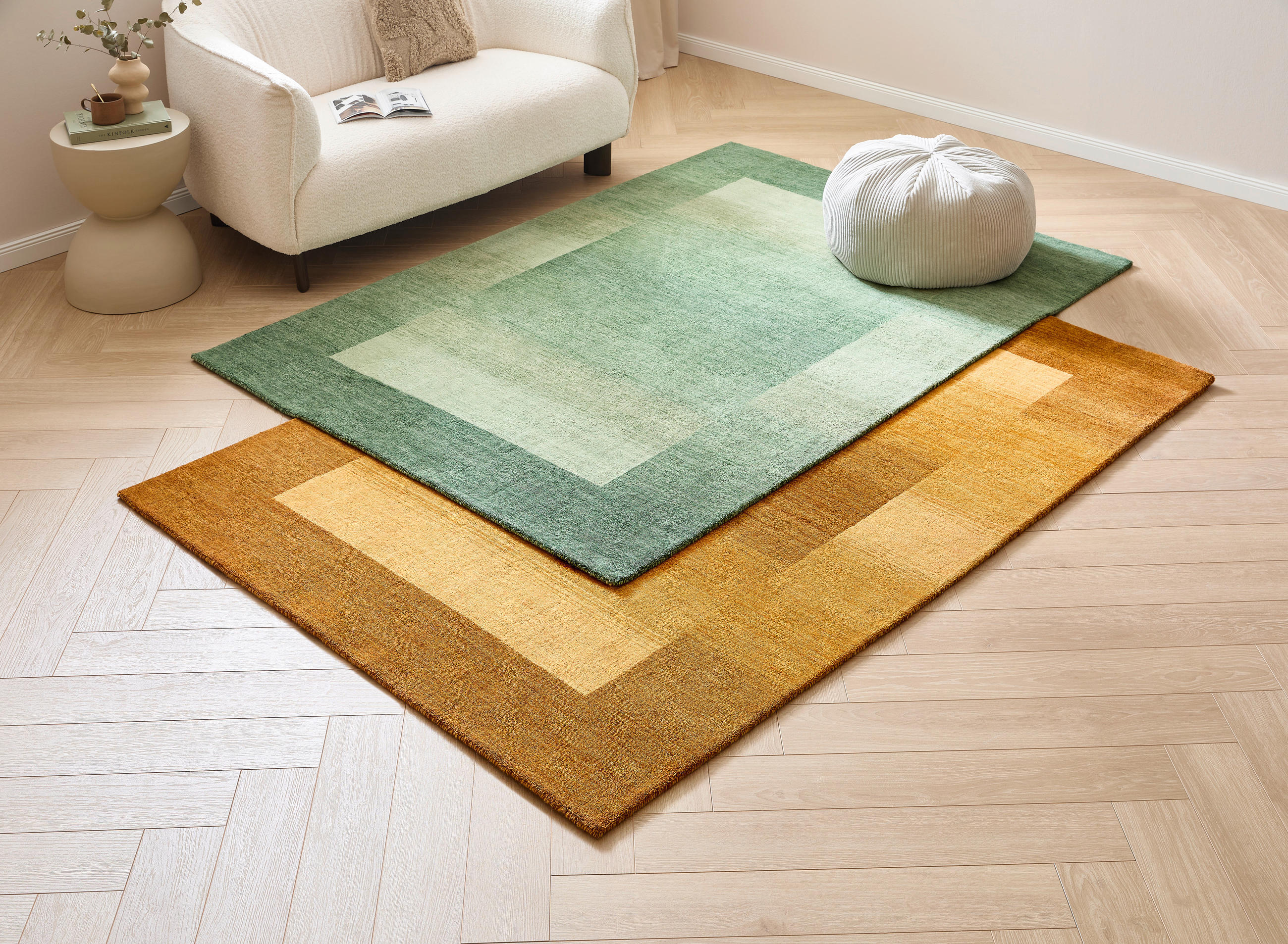 ORIENTTEPPICH 160/230 cm EDITION ALKATIF NOMAD Grün  - Grün, Basics, Textil (160/230cm) - Cazaris