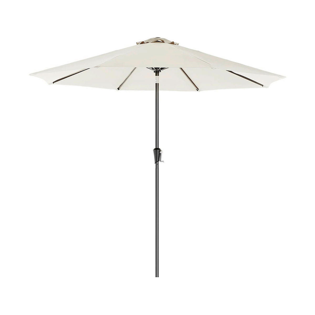 SLNEČNÍK 270/270 cm - čierna/béžová, Basics, kov/textil (270/270cm) - Modante