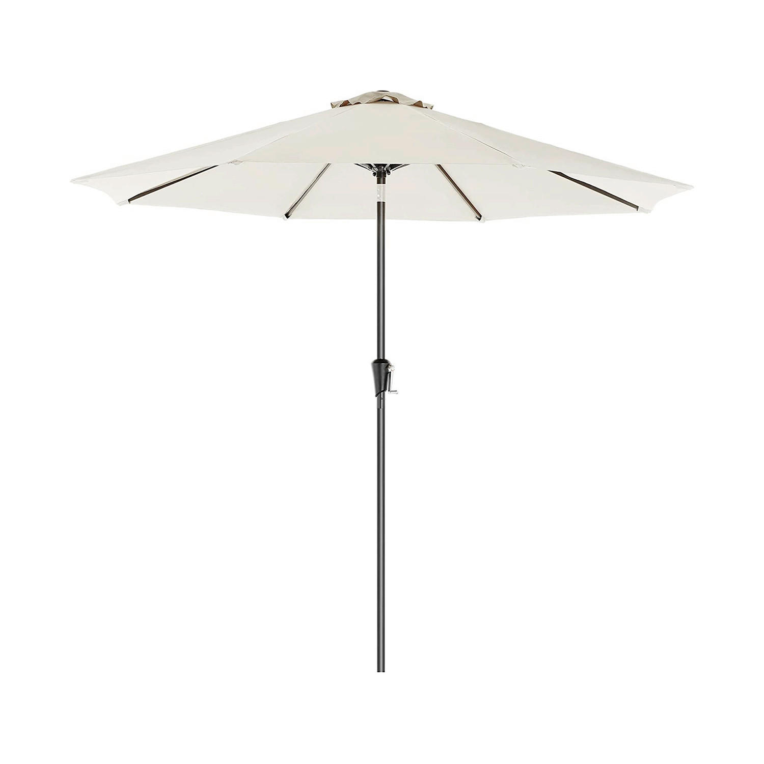 Sonnenschirm Beige Schwarz BxL: 270x270 cm