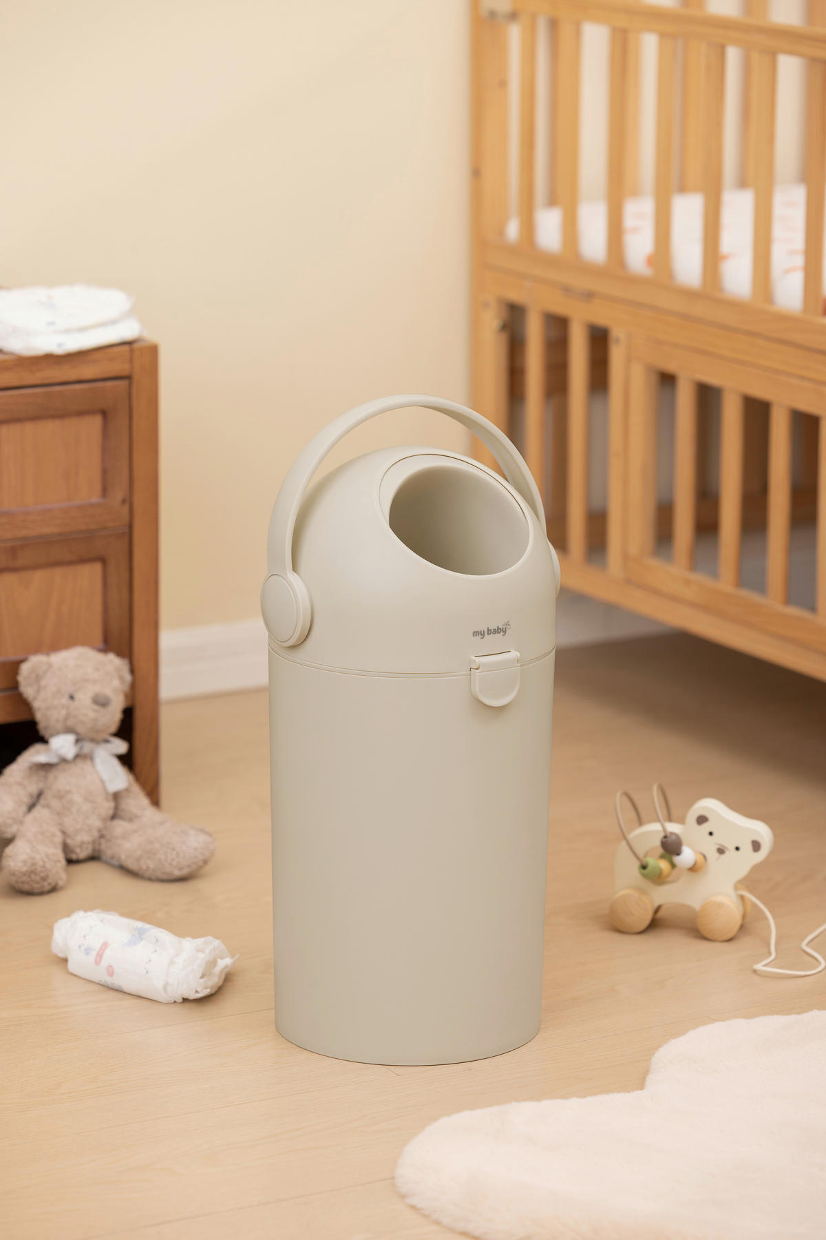 WINDELEIMER - Beige, Basics, Kunststoff (26/55cm) - My Baby Lou