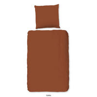 WENDEBETTWÄSCHE Good Morning Renforcé 135/200 cm  - Terracotta, Basics, Textil (135/200cm) - MID.YOU
