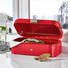 BROTKASTEN - Rot, Basics, Metall (42/17/22cm) - Wesco