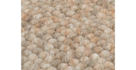 HANDWEBTEPPICH 80/250 cm Helsinki Cappuccino  - Cappuccino, Basics, Textil (80/250cm) - Linea Natura