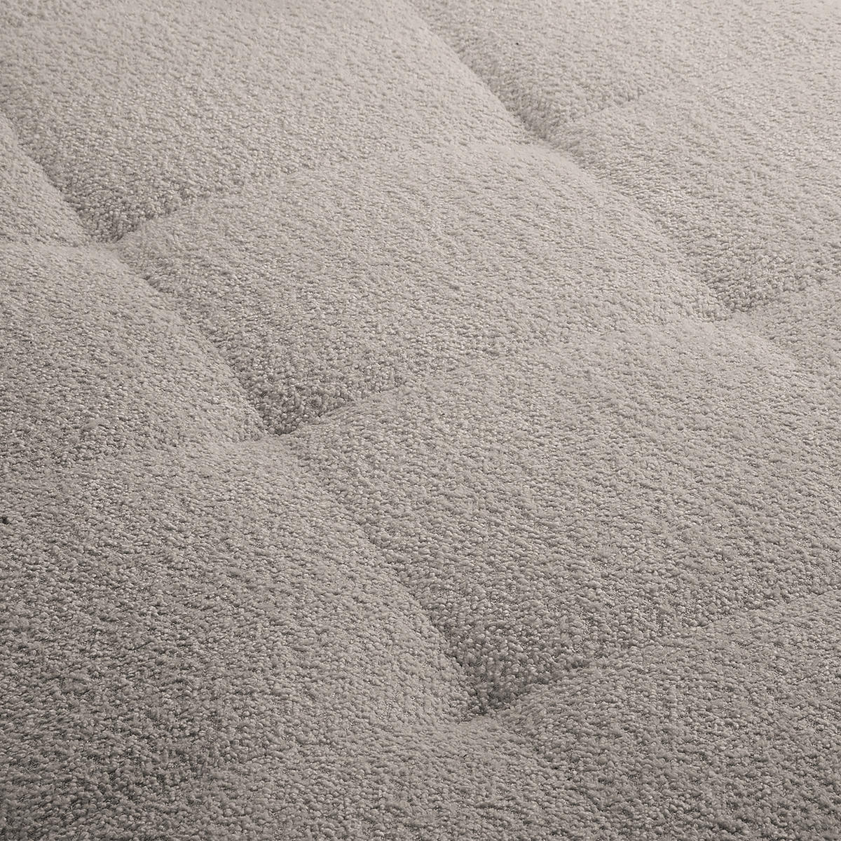 ECKSOFA  in Bouclé Grau  161/231 cm  - Naturfarben/Grau, Design, Holz/Textil (161/231cm) - Livetastic