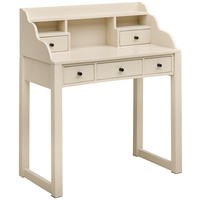 SEKRETÄR  in Weiß  - Schwarz/Weiß, MODERN, Holz/Metall (90/105/50cm) - Livetastic
