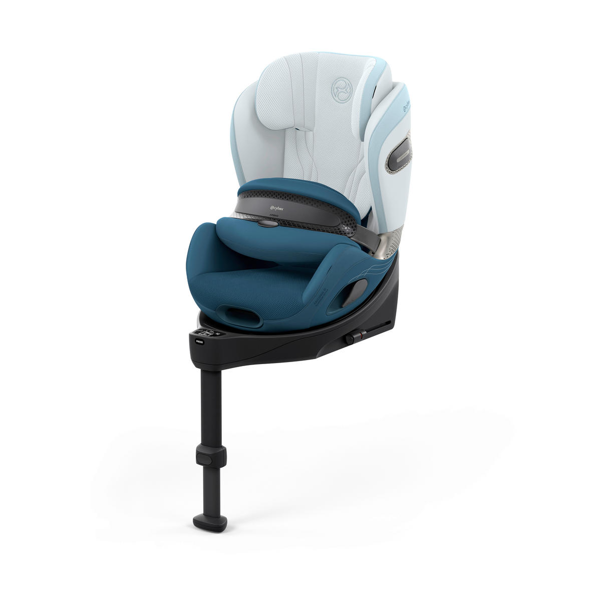 KINDERAUTOSITZ Anoris Si Style Opal Blue  - Blau, Basics, Kunststoff/Textil (61/45/60cm) - cybex PLATINUM