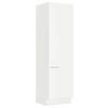 WÄSCHESCHRANK 60/216,6/58,2 cm  in Weiß  - Edelstahlfarben/Weiß, MODERN, Holzwerkstoff/Metall (60/216,6/58,2cm) - Nobilia