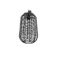 VISEČA SVETILKA  Kolony 24/37/24 cm           E27 - črna, Natur, les (24/37/24cm)