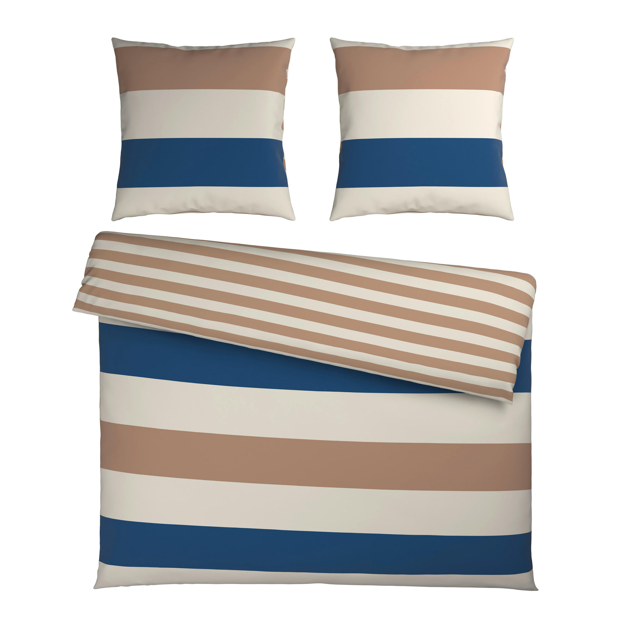 WENDEBETTWÄSCHE Renforcé 200/200 cm  - Beige, Basics, Textil (200/200cm) - Esposa