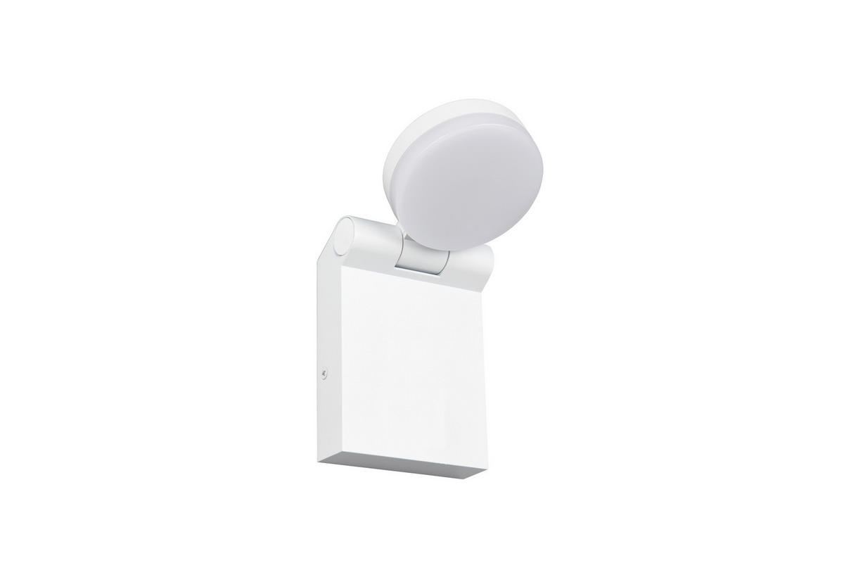 AUSSENWANDLEUCHTE - Weiss, Basics, Metall (14/10/19cm) - Trio Leuchten