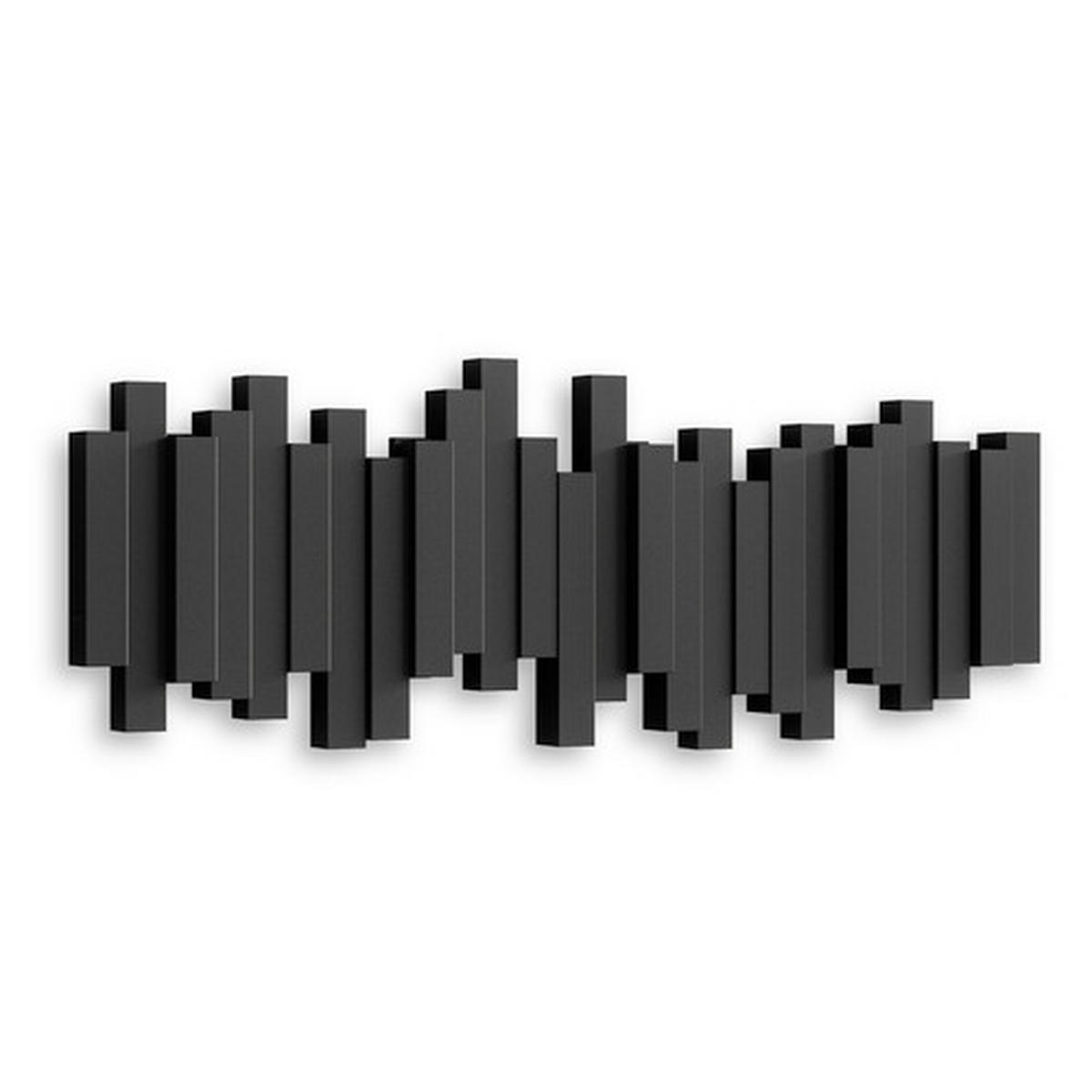 GARDEROBENLEISTE  in Schwarz  - Schwarz, Design, Kunststoff (49/18/3cm) - Umbra