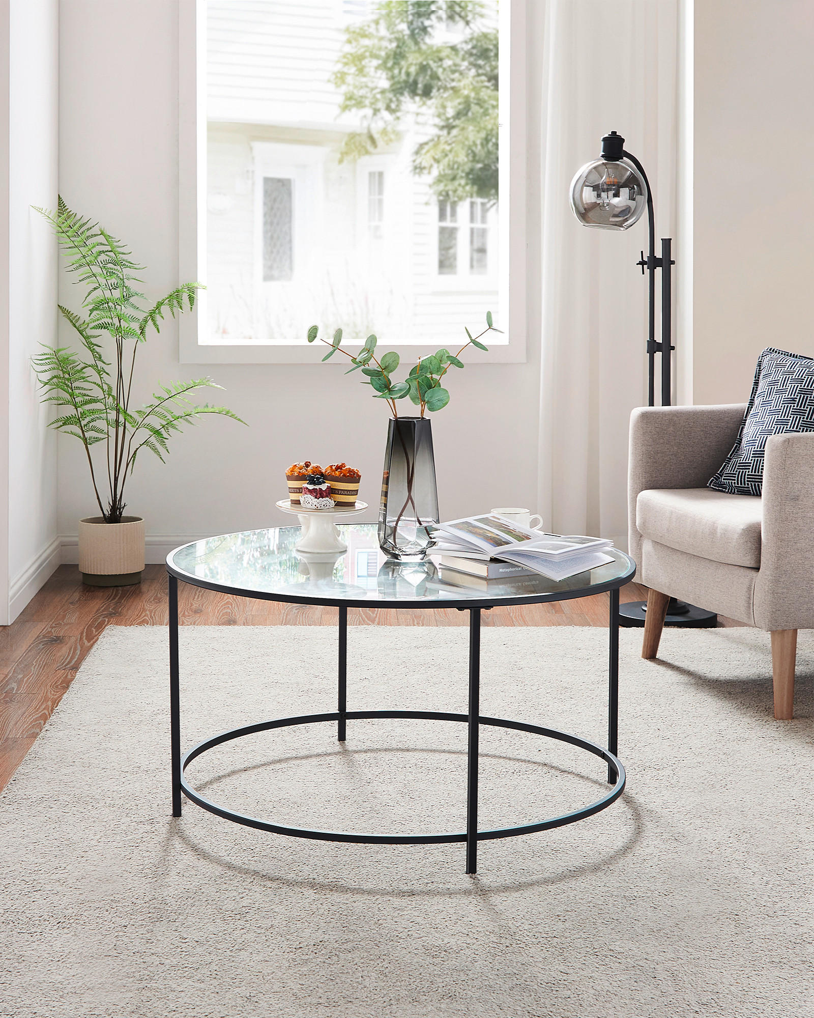 COUCHTISCH Schwarz  - Schwarz, Trend, Metall (84/45,5/84cm) - MID.YOU