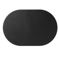 TISCHSET Kunststoff Schwarz 49,5/33 cm  - Schwarz, KONVENTIONELL, Kunststoff (49,5/33cm) - ASA