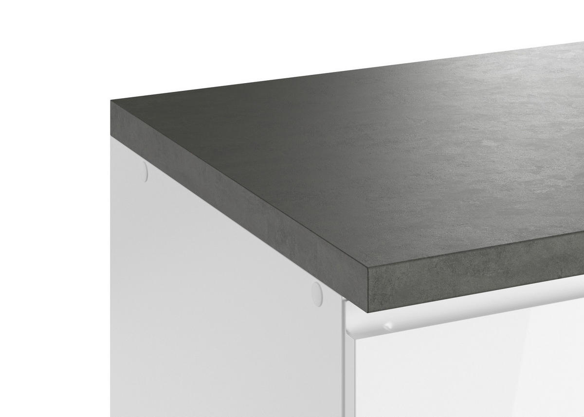 ECKUNTERSCHRANK 120/86/60 cm  in Weiß, Grau, Weiß Hochglanz  - Weiß Hochglanz/Weiß, LIFESTYLE, Holzwerkstoff (120/86/60cm) - Held